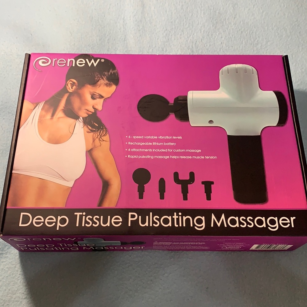 RENEW Deep Tissue Pulsating Massager